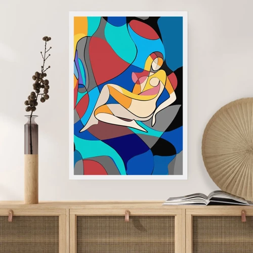 Plakát - Kubistický akt - 70x100 cm