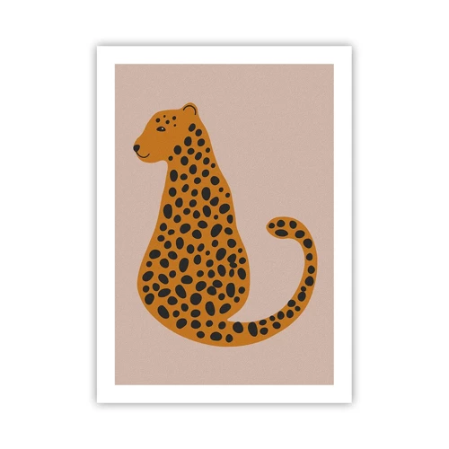 Plakát - Leopardní vzor je v módě - 50x70 cm
