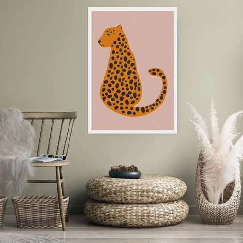 Plakát - Leopardní vzor je v módě - 50x70 cm
