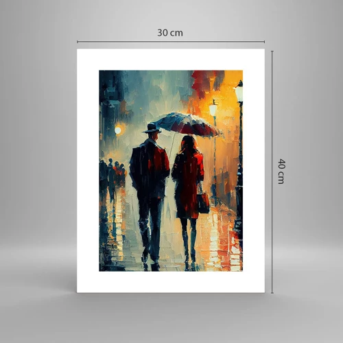 Plakát - Městská love story - 30x40 cm