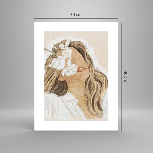 Plakát - Mezi květinami - 30x40 cm