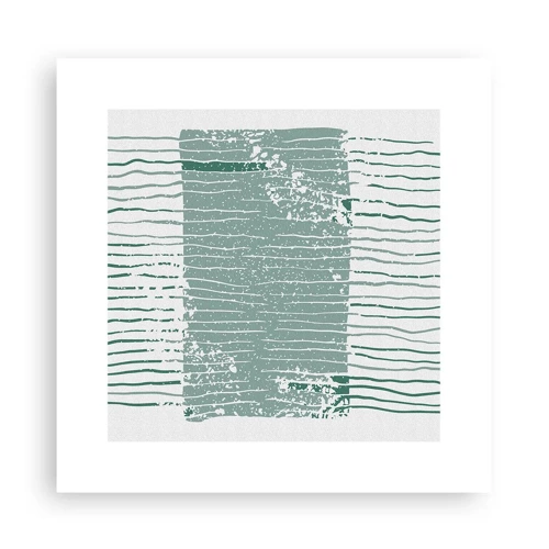 Plakát - Mořská abstrakce - 30x30 cm
