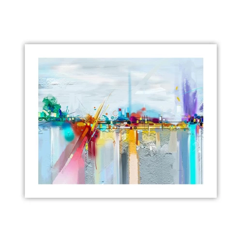 Plakát - Most radosti nad řekou života - 50x40 cm