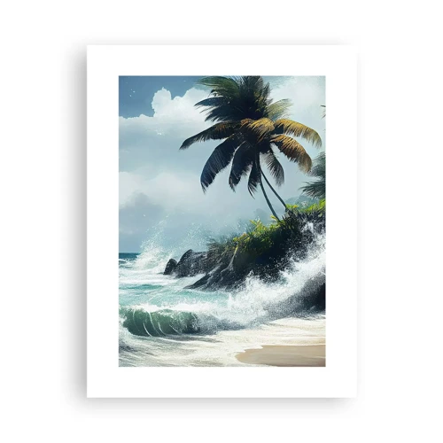 Plakát - Na tropickém pobřeží - 30x40 cm