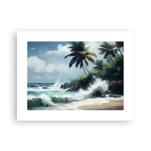 Plakát - Na tropickém pobřeží - 40x30 cm