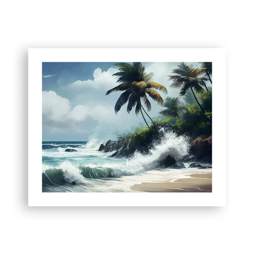 Plakát - Na tropickém pobřeží - 50x40 cm