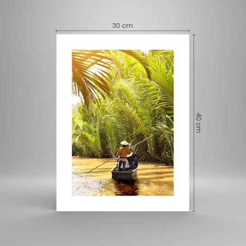 Plakát - Palmovou souteškou - 30x40 cm