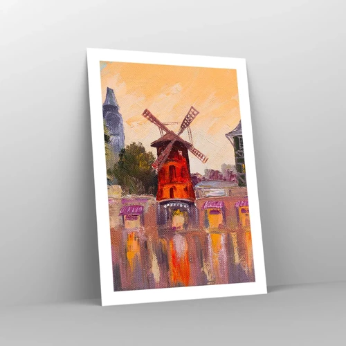 Plakát - Pařížské ikony – Moulin Rouge - 50x70 cm