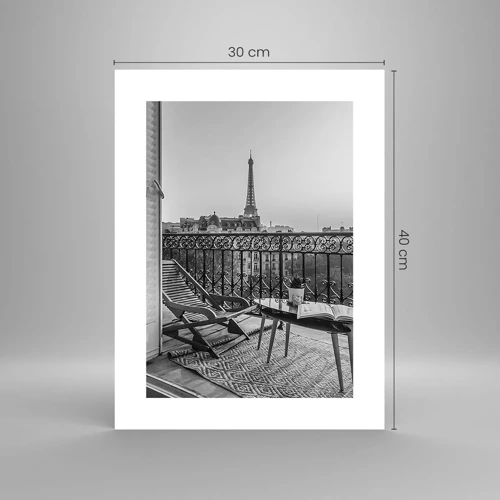 Plakát - Pařížské odpoledne - 30x40 cm
