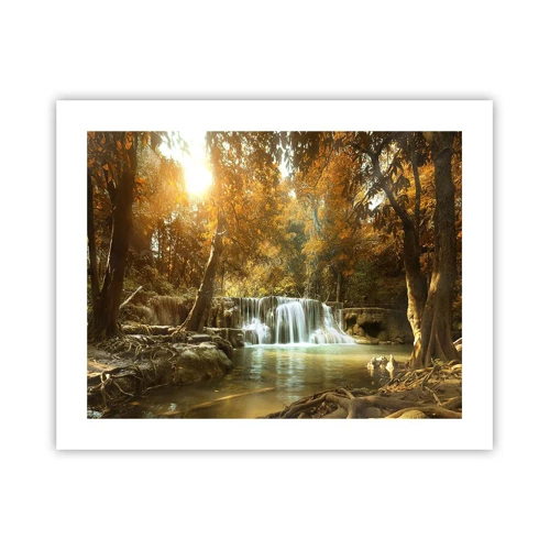 Plakát - Parkový vodopád - 50x40 cm