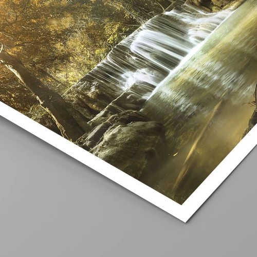 Plakát - Parkový vodopád - 70x100 cm