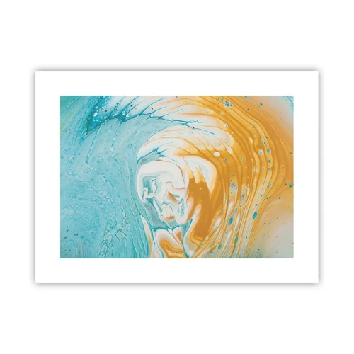 Plakát - Pastelový vír - 40x30 cm