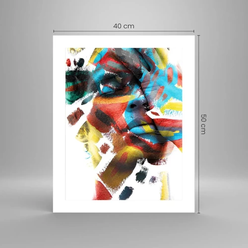 Plakát - Pestrá osobnost - 40x50 cm