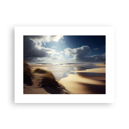 Plakát - Pláž, divoká pláž - 40x30 cm