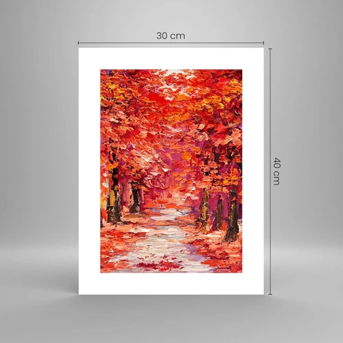Plakát - Podzimní imprese - 30x40 cm