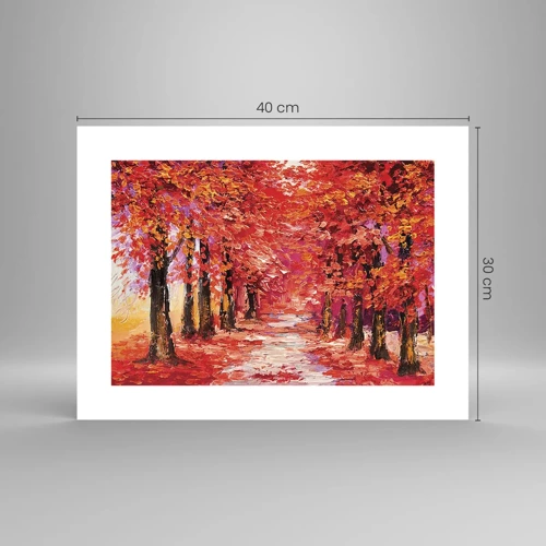 Plakát - Podzimní imprese - 40x30 cm