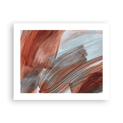 Plakát - Podzimní větrná abstrakce - 50x40 cm