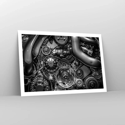 Plakát - Poezie mechaniky - 91x61 cm