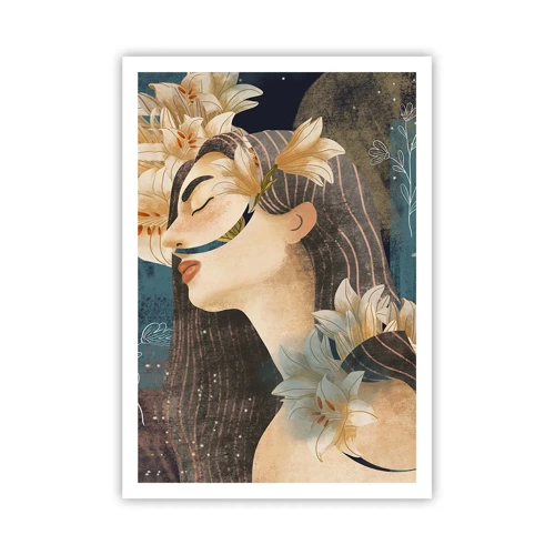 Plakát - Pohádka o princezně s liliemi - 70x100 cm