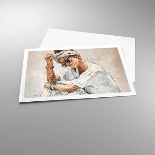 Plakát - Portrét v plném slunci - 91x61 cm