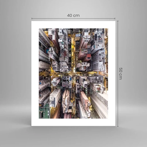 Plakát - Pozdrav z Hongkongu - 40x50 cm