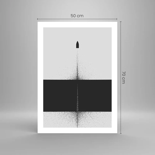 Plakát - Přímo k cílu - 50x70 cm
