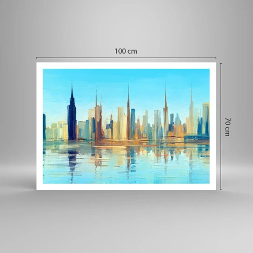 Plakát - Prosluněná metropole - 100x70 cm