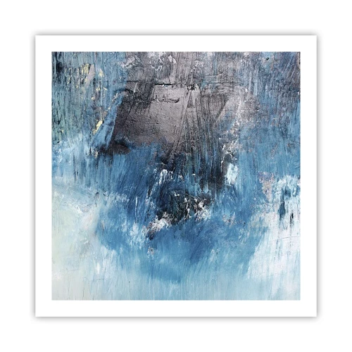 Plakát - Rapsodie v modrém - 60x60 cm