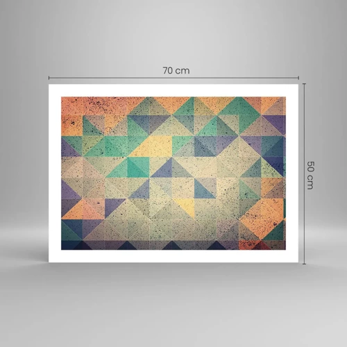 Plakát - Republika trojúhelníků - 70x50 cm