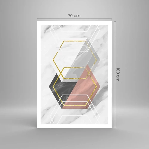 Plakát - Řetězová kompozice - 70x100 cm