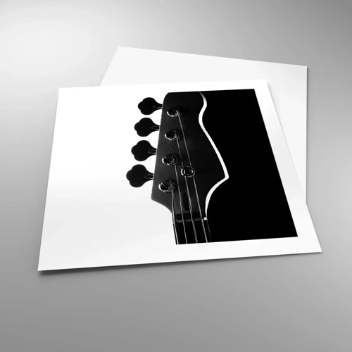 Plakát - Rockové ticho  - 50x50 cm