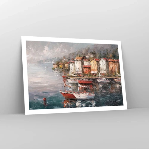Plakát - Romantický přístav - 91x61 cm