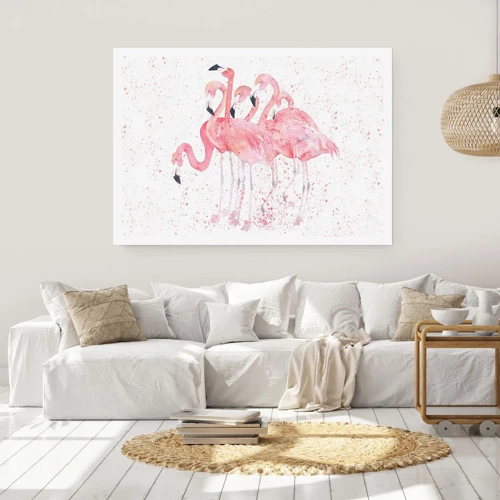 Plakát - Růžový ansámbl - 91x61 cm