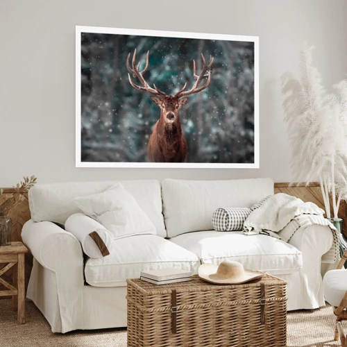 Plakát - Skutečný král lesa - 40x30 cm
