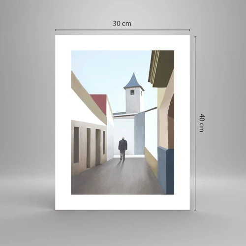 Plakát - Slunečná procházka - 30x40 cm