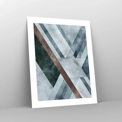 Plakát - Sofistikovaná elegance geometrie - 40x50 cm