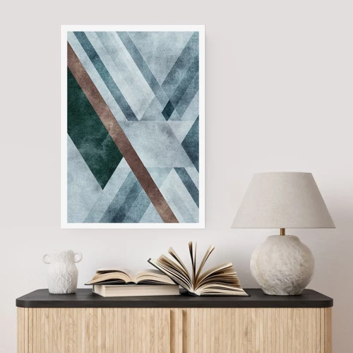 Plakát - Sofistikovaná elegance geometrie - 61x91 cm