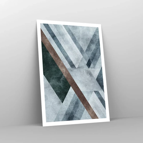 Plakát - Sofistikovaná elegance geometrie - 70x100 cm