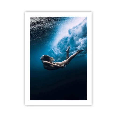 Plakát - Současná mořská panna - 50x70 cm