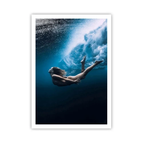 Plakát - Současná mořská panna - 70x100 cm