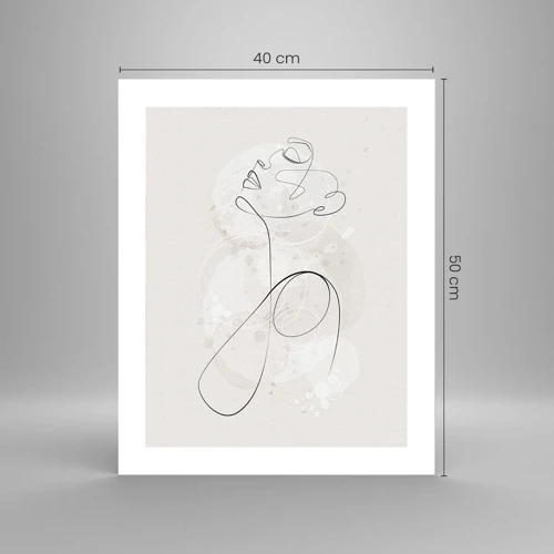 Plakát - Spirála krásy - 40x50 cm