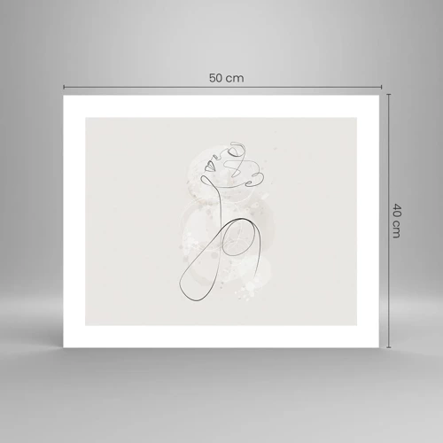 Plakát - Spirála krásy - 50x40 cm