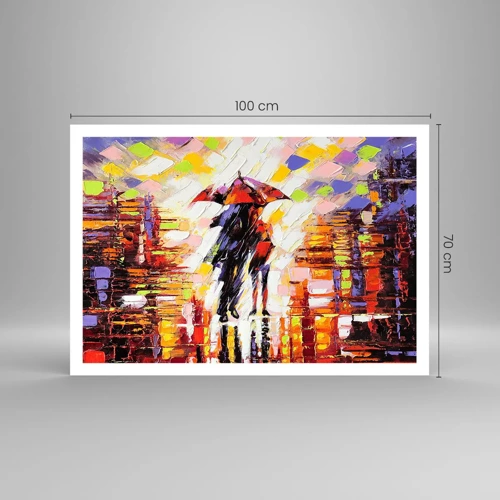Plakát - Společně přes noc a déšť - 100x70 cm