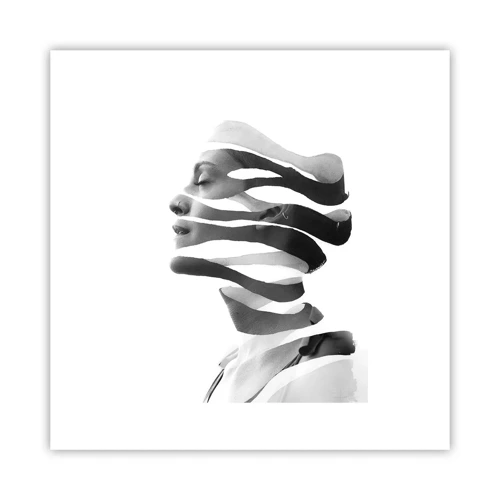 Plakát - Surrealistický portrét - 30x30 cm