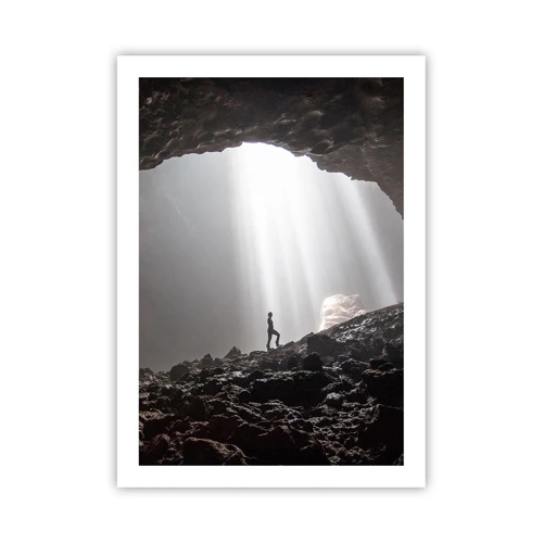 Plakát - Světelná jeskyně - 50x70 cm