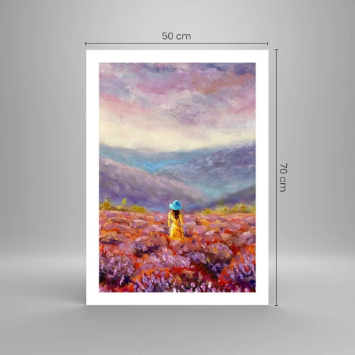 Plakát - V levandulovém světě - 50x70 cm