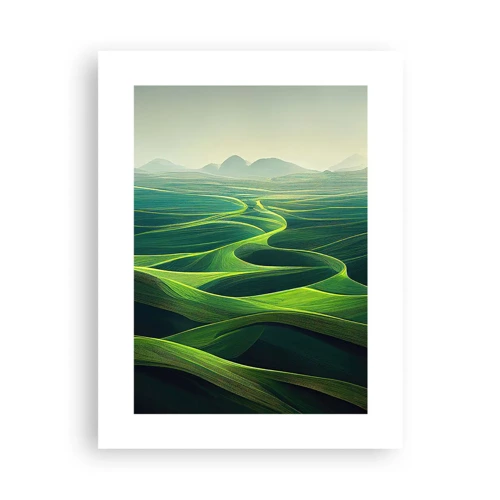 Plakát - V zelených údolích - 30x40 cm