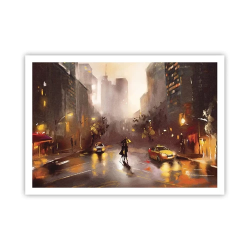 Plakát - Ve světlech New Yorku - 100x70 cm