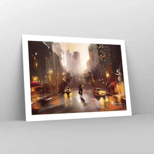 Plakát - Ve světlech New Yorku - 70x50 cm