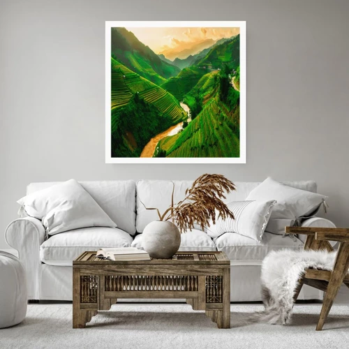 Plakát - Vietnamské údolí - 30x30 cm